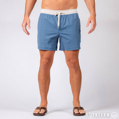 Nomad 3.0 Short (Hybrid) - Slate Blue/White