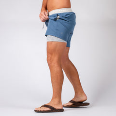 Nomad 3.0 Short (Hybrid) - Slate Blue/White