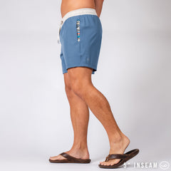 Nomad 3.0 Short (Hybrid) - Slate Blue/White