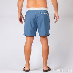 Nomad 3.0 Short (Hybrid) - Slate Blue/White