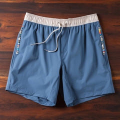 Nomad 3.0 Short (Hybrid) - Slate Blue/White
