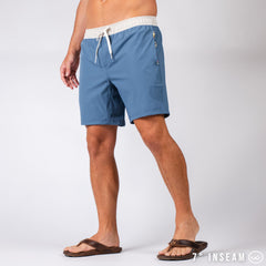 Nomad 3.0 Short (Hybrid) - Slate Blue/White