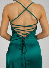 Worth Waiting For Gown - Emerald Green