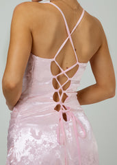 Worth Waiting For Gown - Jacquard Pink